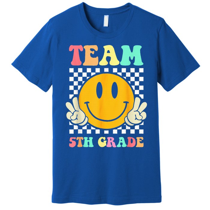 Team 5th Grade Squad Fifth Teacher Student Back To School Premium T-Shirt