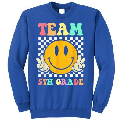 Team 5th Grade Squad Fifth Teacher Student Back To School Tall Sweatshirt