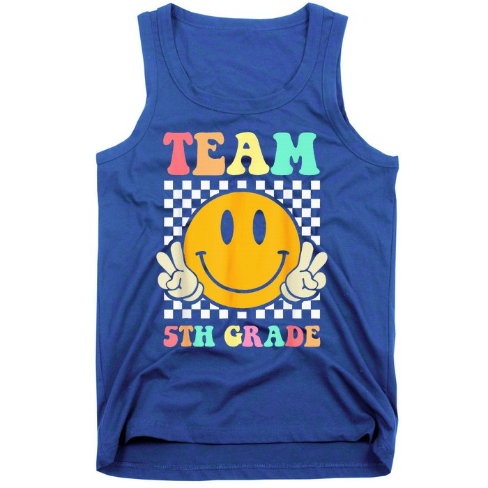 Team 5th Grade Squad Fifth Teacher Student Back To School Tank Top