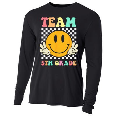 Team 5th Grade Squad Fifth Teacher Student Back To School Cooling Performance Long Sleeve Crew