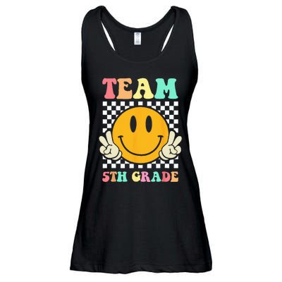 Team 5th Grade Squad Fifth Teacher Student Back To School Ladies Essential Flowy Tank