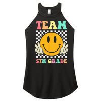 Team 5th Grade Squad Fifth Teacher Student Back To School Women's Perfect Tri Rocker Tank