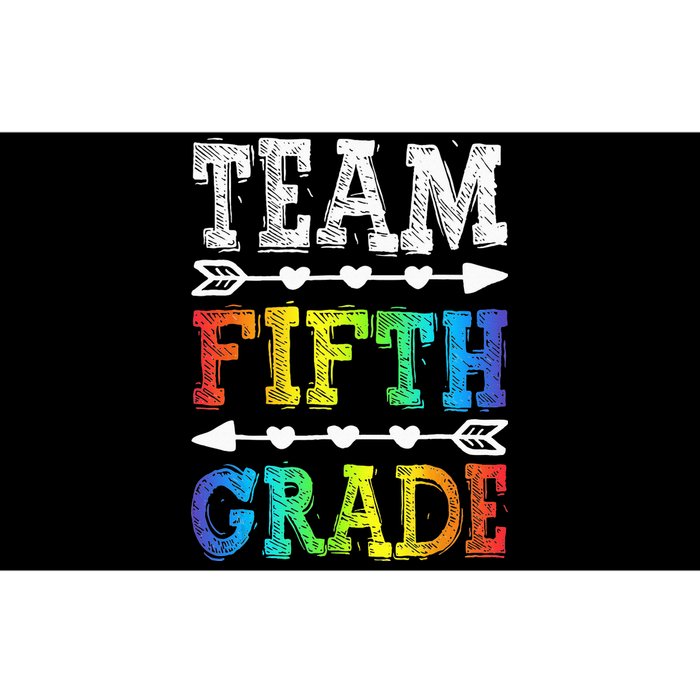 Team 5th Grade Teacher Back To School Bumper Sticker