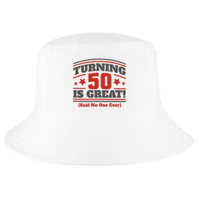 Turning 50 Is Great Funny Cool Comfort Performance Bucket Hat
