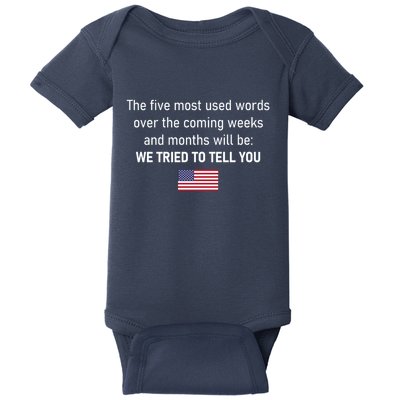 The 5 Most Used Words We Tried To Tell You Baby Bodysuit