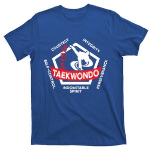 Taekwondo 5 Tenets Martial Arts Ata Itf Tae Kwon Do Gift T-Shirt