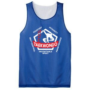 Taekwondo 5 Tenets Martial Arts Ata Itf Tae Kwon Do Gift Mesh Reversible Basketball Jersey Tank