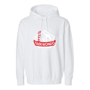 Taekwondo 5 Tenets Martial Arts Ata Itf Tae Kwon Do Gift Garment-Dyed Fleece Hoodie