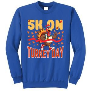 Thanksgiving 5k Turkey Trot Running Race Day 2024 Funny Gift Sweatshirt