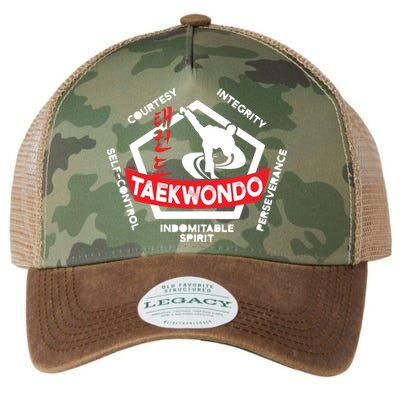 Taekwondo 5 Tenets Martial Arts ATA ITF Tae Kwon Do Gift Legacy Tie Dye Trucker Hat