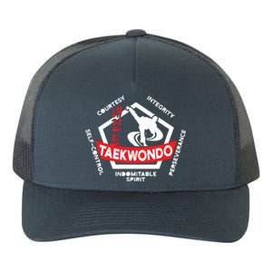 Taekwondo 5 Tenets Martial Arts ATA ITF Tae Kwon Do Gift Yupoong Adult 5-Panel Trucker Hat