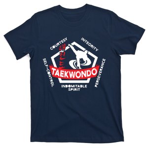 Taekwondo 5 Tenets Martial Arts ATA ITF Tae Kwon Do Gift T-Shirt