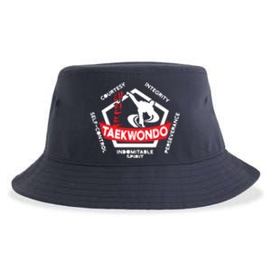 Taekwondo 5 Tenets Martial Arts ATA ITF Tae Kwon Do Gift Sustainable Bucket Hat