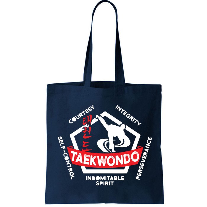 Taekwondo 5 Tenets Martial Arts ATA ITF Tae Kwon Do Gift Bag