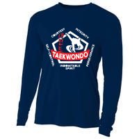 Taekwondo 5 Tenets Martial Arts ATA ITF Tae Kwon Do Gift Cooling Performance Long Sleeve Crew