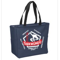 Taekwondo 5 Tenets Martial Arts ATA ITF Tae Kwon Do Gift Zip Tote Bag