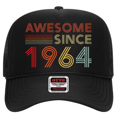 Turning 60 Birthday Decorations 60th Bday 1964 High Crown Mesh Back Trucker Hat