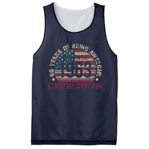 Turning 60 Birthday Decorations 60th BDay 1963 Birthday Mesh Reversible Basketball Jersey Tank