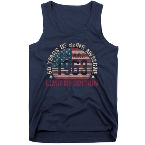 Turning 60 Birthday Decorations 60th BDay 1963 Birthday Tank Top