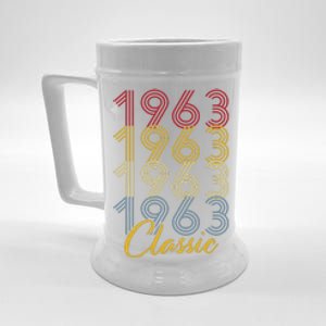 Turning 60 Birthday Decorations 60th BDay 1963 Birthday Beer Stein