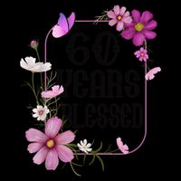 Turning 60 Birthday Butterfly With Floral 60th Birthday 16 in Basic Backpack