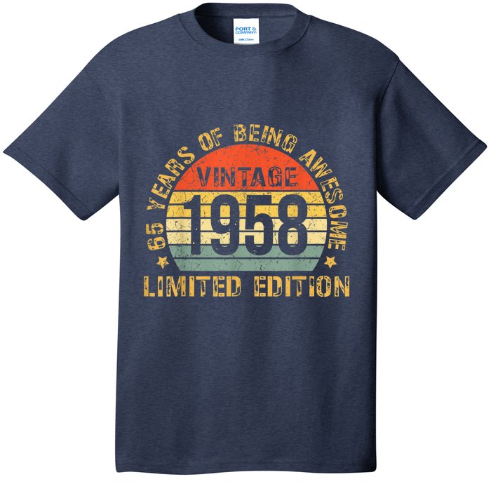 Turning 65 Birthday Decorations  65th BDay 1958 Birthday T-Shirt