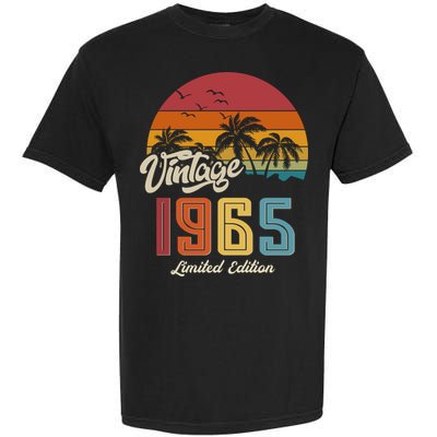 Tropical 60th Birthday Vintage 1965 Limited Edition Garment-Dyed Heavyweight T-Shirt