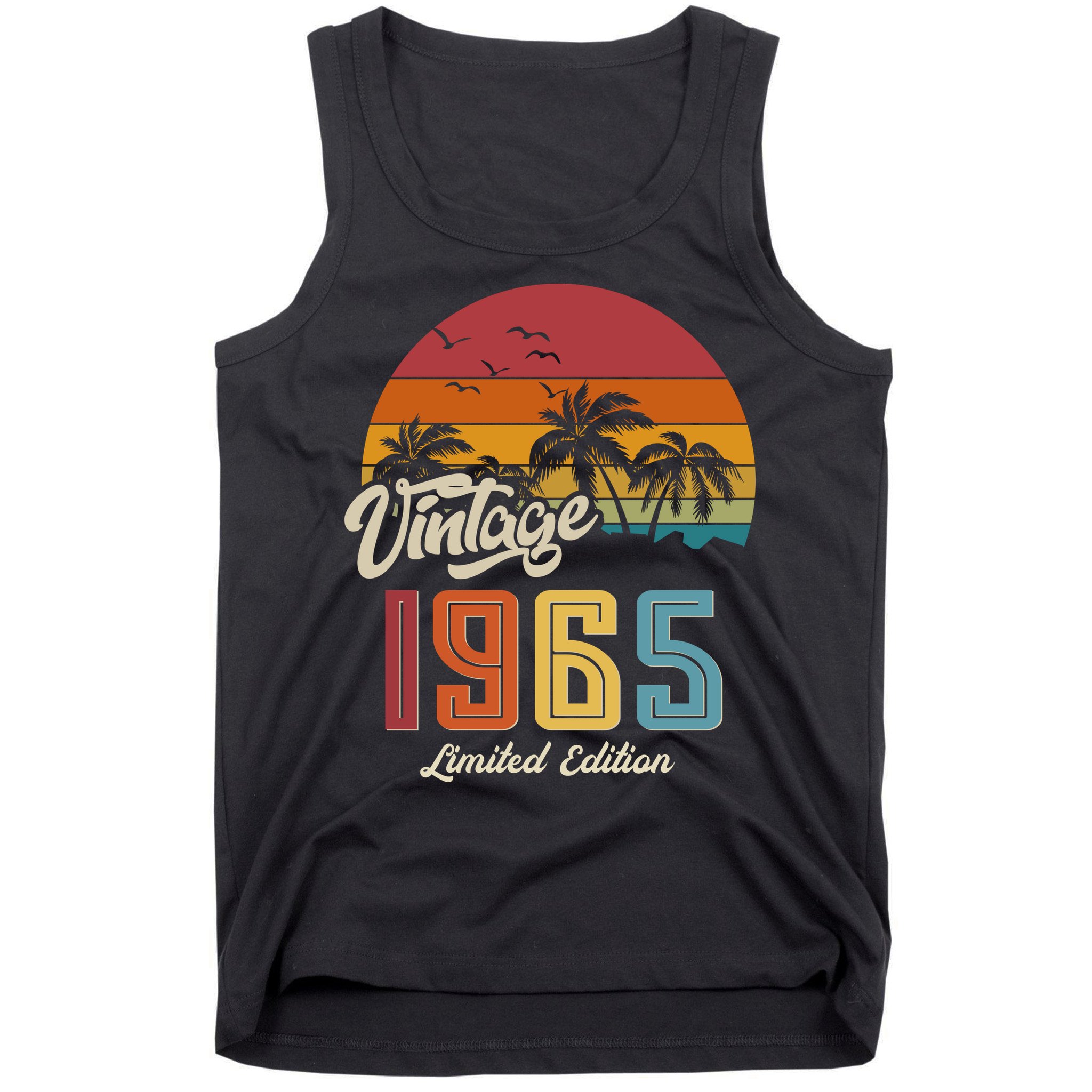 Tropical 60th Birthday Vintage 1965 Limited Edition Tank Top
