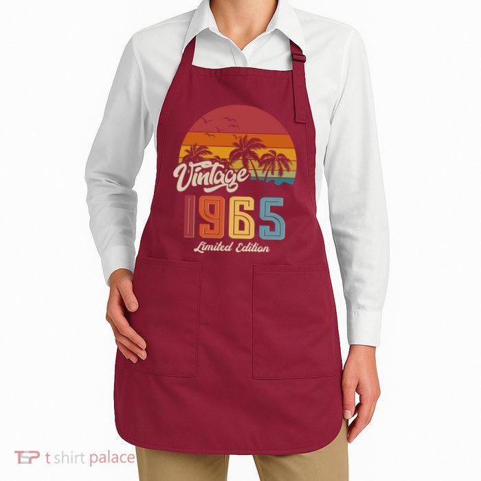Tropical 60th Birthday Vintage 1965 Limited Edition Apron