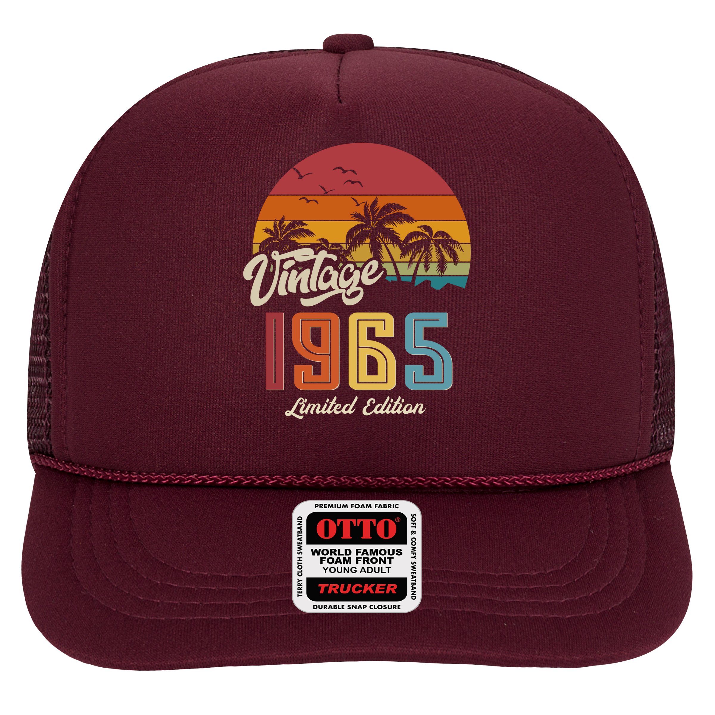 Tropical 60th Birthday Vintage 1965 Limited Edition Hat