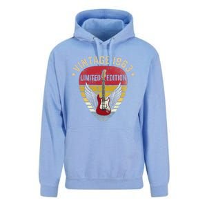 Turning 60 Birthday Decorations 60th BDay 1963 Birthday Unisex Surf Hoodie