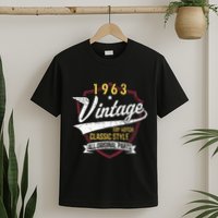 Turning 60 Birthday Decorations 60th Bday 1963 Birthday T-Shirt