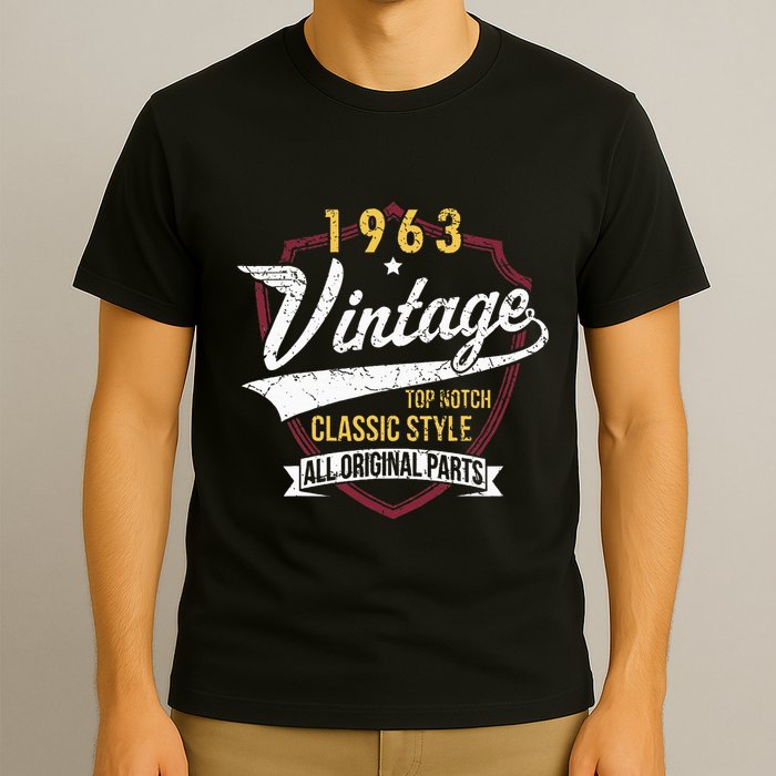 Turning 60 Birthday Decorations 60th Bday 1963 Birthday T-Shirt