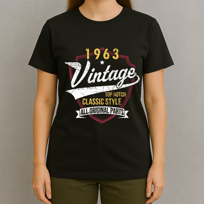 Turning 60 Birthday Decorations 60th Bday 1963 Birthday T-Shirt