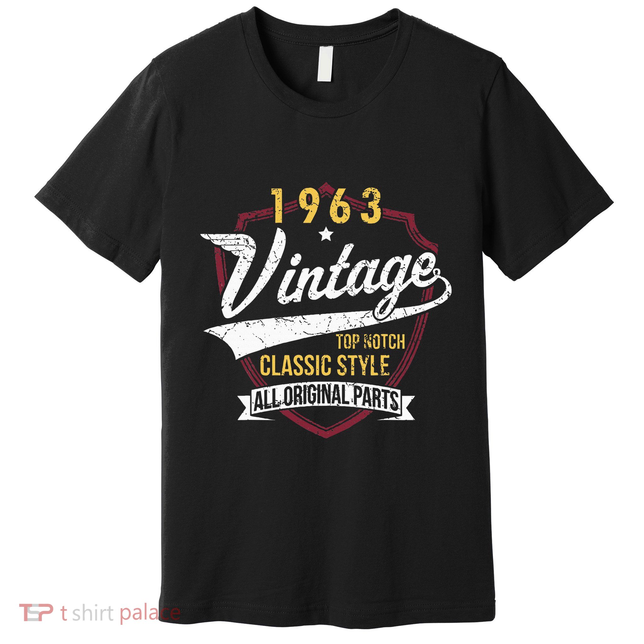 Turning 60 Birthday Decorations 60th Bday 1963 Birthday Premium T-Shirt