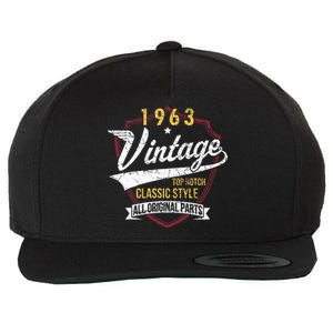 Turning 60 Birthday Decorations 60th Bday 1963 Birthday Wool Snapback Cap