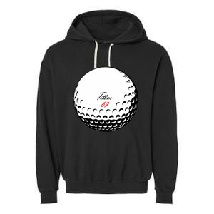 Titties 69 - Funny Golf Ball Garment-Dyed Fleece Hoodie