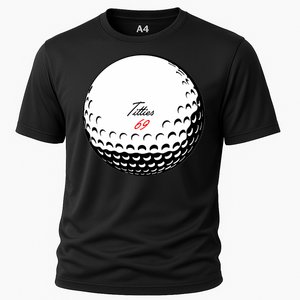 Titties 69 - Funny Golf Ball Cooling Performance Crew T-Shirt