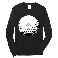 Titties 69 - Funny Golf Ball Long Sleeve Shirt