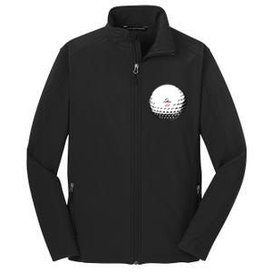 Titties 69 - Funny Golf Ball Core Soft Shell Jacket