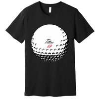 Titties 69 - Funny Golf Ball Premium T-Shirt