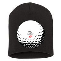 Titties 69 - Funny Golf Ball Short Acrylic Beanie