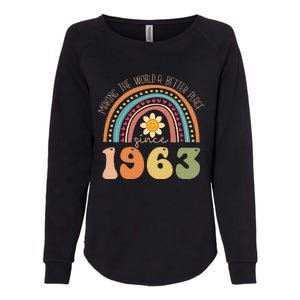 Turning 60 Retro 1963 60th birthday Womens California Wash Sweatshirt