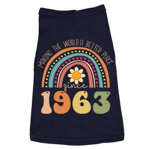 Turning 60 Retro 1963 60th Birthday For Women Doggie Tank