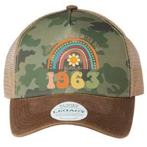 Turning 60 Retro 1963 60th birthday for  Legacy Tie Dye Trucker Hat