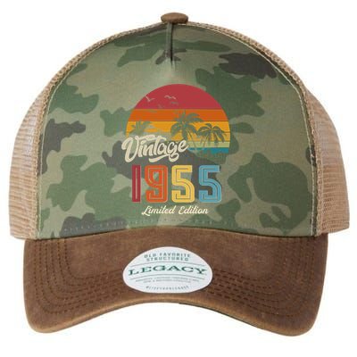 Tropical 70th Birthday Vintage 1955 Limited Edition Legacy Tie Dye Trucker Hat
