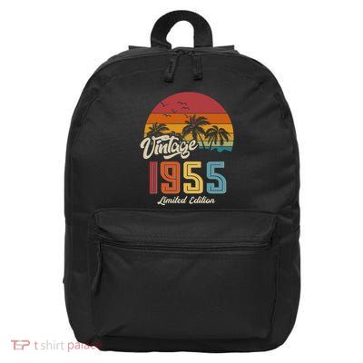 Tropical 70th Birthday Vintage 1955 Limited Edition 16 in Basic Backpack