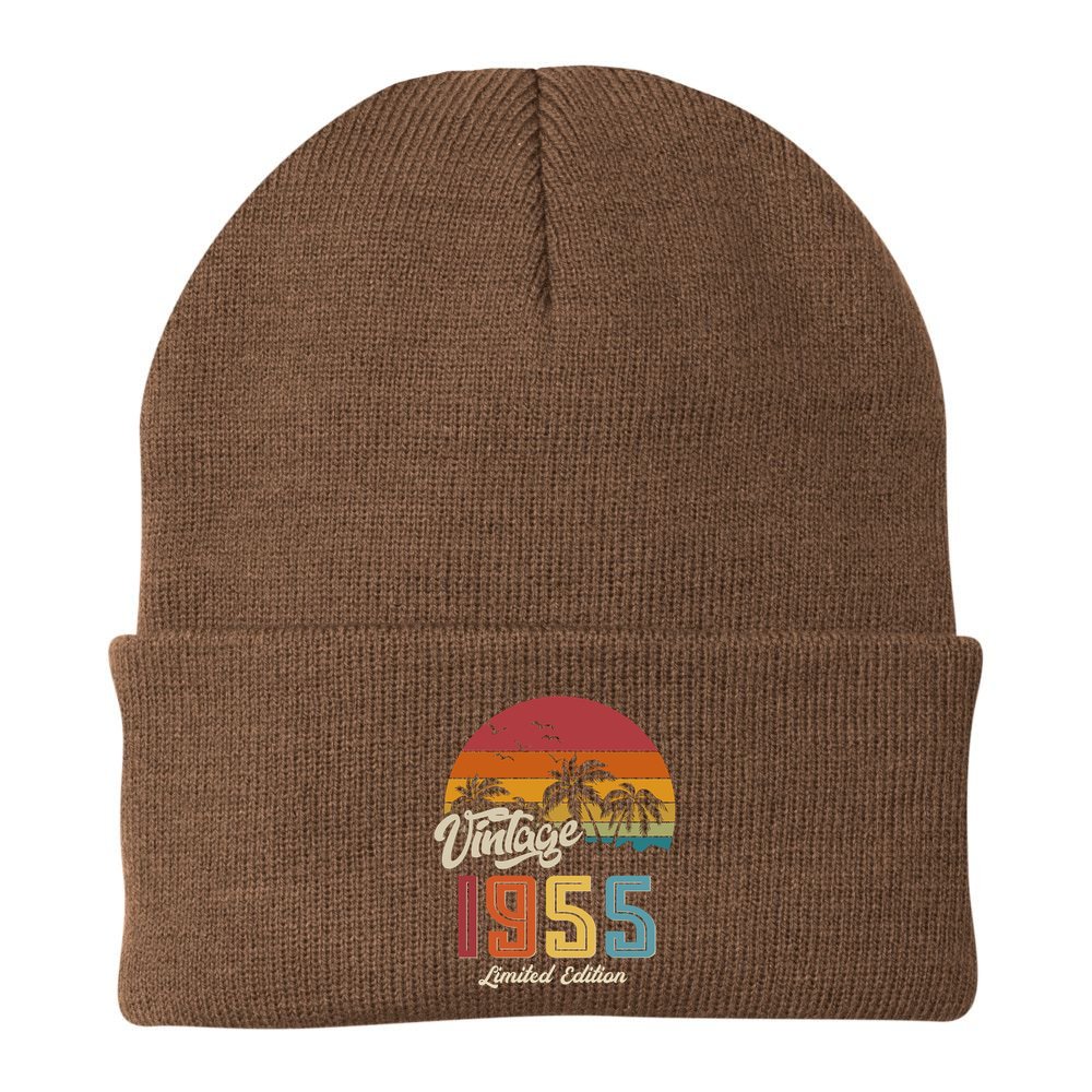 Tropical 70th Birthday Vintage 1955 Limited Edition Beanie