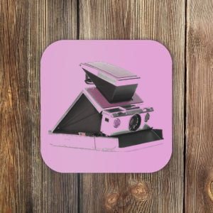 Trendy 70s Polaroid Camera Coaster