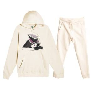 Trendy 70s Polaroid Camera Premium Hooded Sweatsuit Set